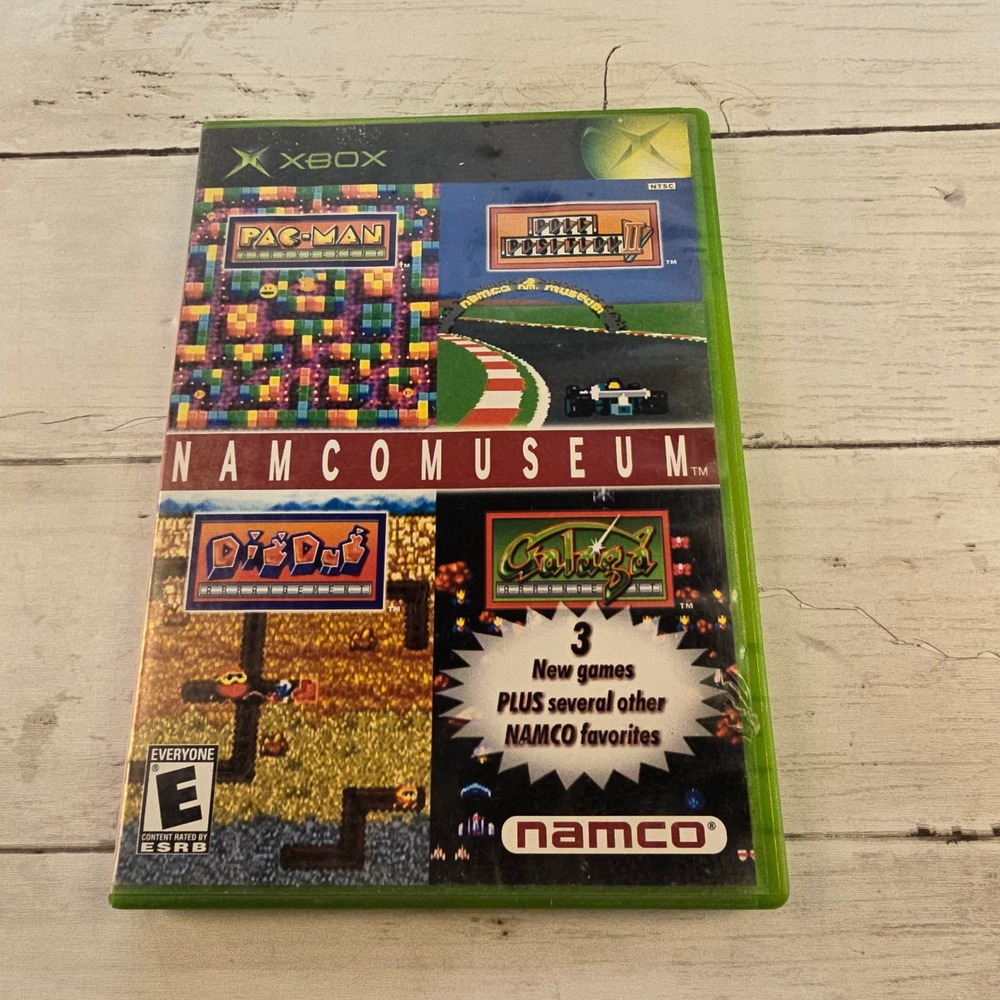 Namco Museum Microsoft Xbox Retro Arcade Classics Pac-Man Galaga Dig Dug Ms.